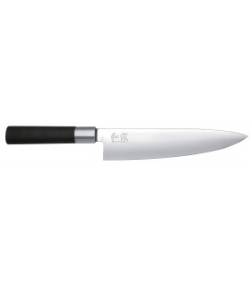 Kaï  6720.c Couteau Wasabi black cuisine, lame 20 cm, manche Polypropylène Noir