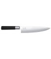 Kaï  6720.c Couteau Wasabi black cuisine, lame 20 cm, manche Polypropylène Noir