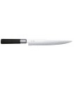 Kaï  6723.b Couteau Wasabi black à pain, lame 23 cm, manche Polypropylène Noir