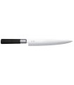 Kaï  6723.l Couteau Wasabi black à trancher, lame 23 cm, manche Polypropylène Noir