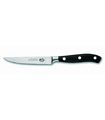 Victorinox 7.7203.12wg Couteau Steak, lame crantée 12 cm, manche en polyoxyméthylène (POM)