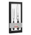 Victorinox 7.7243.2 Coffret à découper 2 pièces forgés « Grand Maître » (7.7203.20G - 7.7233.15G), manche en polyoxyméthylène