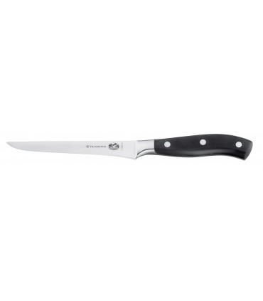 Victorinox 7.7303.15g Couteau désosser forgé « Grand Maître », lame 15 cm, manche en polyoxyméthylène