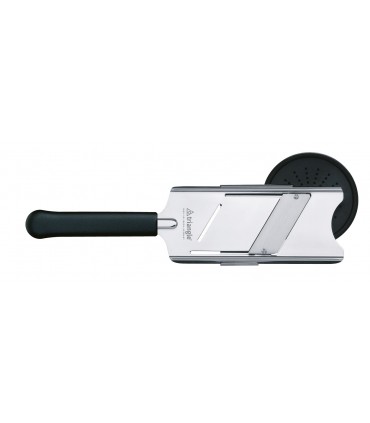 Triangle 72141 Râpe TRIANGLE réglable, inox avec guide (modèle adapté pour coupes très fines comme les truffes).