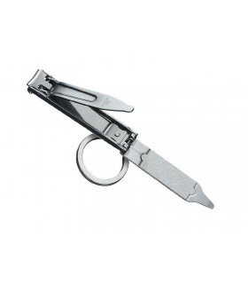 Victorinox 8.2055.c Coupe-ongles plat, 6 cm, inox, avec anneau porte-clés.