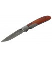 Herbertz 219711 Couteau, lame acier 420 revêtement titanium, manche 11 cm pacca/métal,