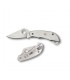 Spyderco c169p Couteau Clipitool , 2 pièces (lame acier 8Cr13MoV profil plat, ciseaux), manche 6,5 cm inox,