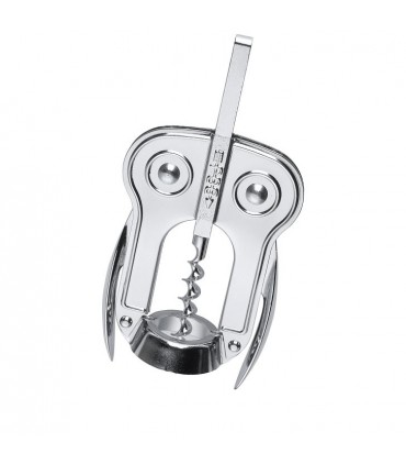 Boj 9903 Tire-bouchon double levier, chromé.