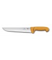 Victorinox 5.8431.26 Couteau, lame 26 cm inox, manche grillon® jaune.