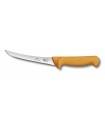 Victorinox 5.8406.13 Couteau désosser, lame étroite flexible 13 cm inox, dos renversé, manche grillon® jaune