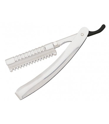 Ama 2469 Rasoir à effiler AMA inox, lame interchangeable livré avec une lame