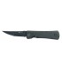 Crkt 2903.cr Couteau Hissatsu,  lame acier AUS 8 revêtement noir anti-corrosion, manche 13 cm nylon/fibre de verre noir