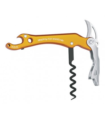 Fox production 3618 Couteau Vinum 12 cm Alu anodisé titanium