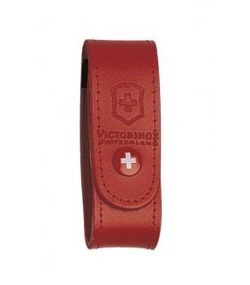 Victorinox 4.0520.1 Étui cuir rouge pour couteaux 91 mm de 6 à 14 pièces