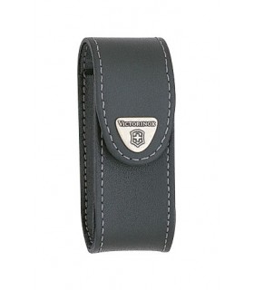 Victorinox 4.0521.31 Étui cuir noir avec clip pivotant pour couteaux 91 mm de 15 à 23 pièces.