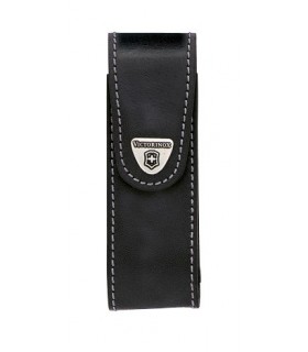 Victorinox 4.0523.31 Étui cuir noir avec clip pivotant pour SWISSTOOL ou pour couteaux à cran 111 mm jusqu'à 10 pièces.