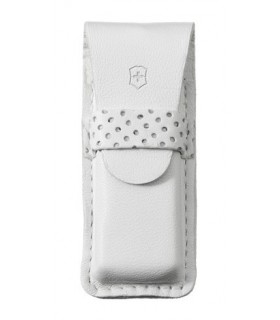 Victorinox 4.0762.7 Étui cuir blanc pour canifs 58 mm jusqu'à 5 pièces.