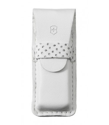 Victorinox 4.0762.7 Étui cuir blanc pour canifs 58 mm jusqu'à 5 pièces.
