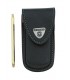 Victorinox 4.0853 Étui cuir noir pour Golftool avec porte-mine et clip pivotant.