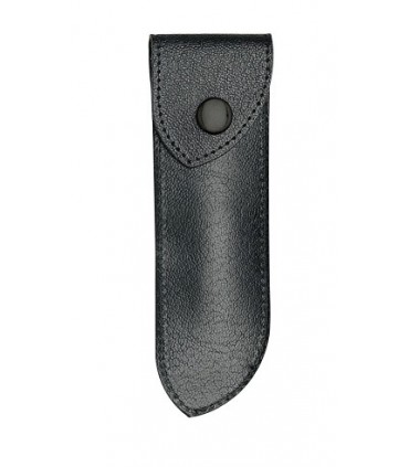 Pielcu 427 Étui cuir noir pour Laguiole de 12/13 cm de manche.