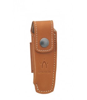 Nontron 87222 Etui cuir fauve pour NONTRON « n° 22 » de 10,5 cm de manche.