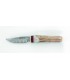 Muela 9248 Poignard Bowie, lame 7,5 cm damas inox, manche cerf véritable/stamina,