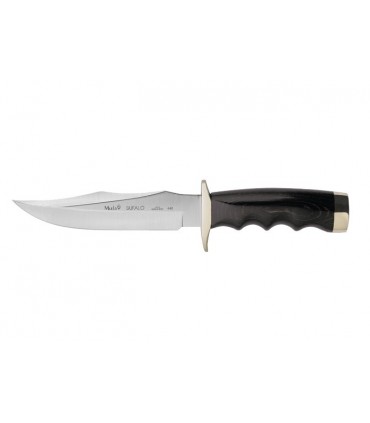 Muela 9257 Poignard Bufalo, lame 17 cm acier inox X50CrMoV15, manche micarta noir