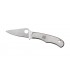 Spyderco c133p Couteau Bug, lame acier 3 Cr, profil plat, manche 4 cm inox