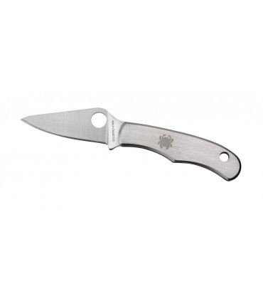 Spyderco c133p Couteau Bug, lame acier 3 Cr, profil plat, manche 4 cm inox