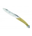 Columbia River Knife & tool 1450 Couteau lame acier inox Z100,  manche de 12 cm en bois d'acacias