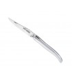 Le Fidèle 2832 Couteau Laguiole 12 cm Plein manche Aluminium brillant