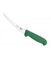Victorinox 5.6614.12 Couteau désosser, manche fibrox vert, lame flexible, dos renversé étroite, 12 cm inox.