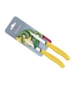 Victorinox 6.7636.l118b Carte de 2 couteaux office, lame crantée 8 cm inox, pointe milieu, manche polypropylène jaune
