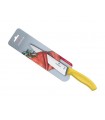 Victorinox 6.8006.19l8b Couteau découper, lame 19 cm inox, manche polypropylène jaune, sur carte.