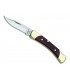 Bück 7055 Couteau The 55,  lame acier 420 à cran, manche 9 cm noyer américain