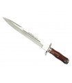 Muela 9283 Poignard Urial, lame 19 cm acier inox X50CrMoV15, manche cocobolo