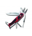 Victorinox 0.9723.c Couteau Rangergrip 74, lame acier inox,  manche bi-matière 130  mm rouge/noir
