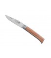 Au Sabot 220805 Couteau L'alpin, lame en acier inox 12c27 , manche de 11 cm Bois Olivier