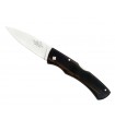 Salamandra 64217 Couteau,  lame à cran acier inox 1.4116, manche 11,5 cm Bois Ebène