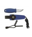 Morakniv 12631 Poignard Eldris, lame 6 cm inox, manche gomme bleu.