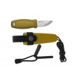 Morakniv 12632 Poignard Eldris, lame 6 cm inox, manche gomme jaune.