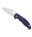 Spyderco c101gpdbl2 Couteau Manix 2, lame acier CTS-BD1 revêt. DLC avec mécanis.  Ball bearing lock , man. 12 cm ny/fi. de verre