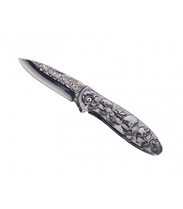 Herbertz 564612 Couteau, lame acier 420 à cran intérieur, manche 11,5 cm acier inox