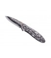 Herbertz 564612 Couteau, lame acier 420 à cran intérieur, manche 11,5 cm acier inox