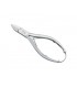 Hb 4509 Pince a ongles  incarnés 14 cm, acier français inox, mors droits, double ressort et fermoir automatique.
