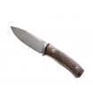 Lionsteel m4.wn Poignard M4,  lame 9,5 cm acier M390 Bohler satiné, manche plaquettes noyer,