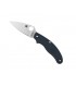 Spyderco c94pdbl Couteau Uk penknife,  lame acier CPM-S110V, profil plat, manche 10 cm nylon/fibre de verre bleu nuit