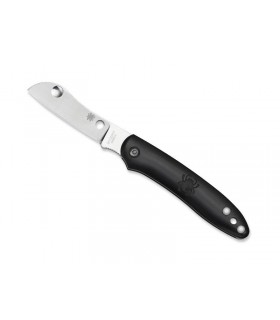 Spyderco c189pbk Couteau  roadie, lame style pied de mouton acier N690Co, manche 7,5 cm nylon/fibre de verre noir.