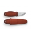 Morakniv 12648 Poignard eldris, lame 6 cm inox, manche gomme rouge. Etui rigide rouge.