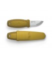 Morakniv 12650 Poignard eldris, lame 6 cm inox, manche gomme rouge. Etui rigide jaune